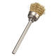 16mm Brass Wire Wheel Brush 3mm Shank for Rotary Tool Accessories 16mm Brass Wire Wheel Brush 3mm Shank for Rotary Tool Accessories