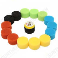 16pcs 2 Inch 50mm Polishing Buffing Pad Kit for Car Polisher 16pcs 2 Inch 50mm Polishing Buffing Pad Kit for Car Polisher