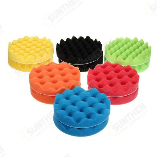16pcs 6 Inch Polishing Buffing Pads Set Sponge Foam Waxing Pad Set 16pcs 6 Inch Polishing Buffing Pads Set Sponge Foam Waxing Pad Set