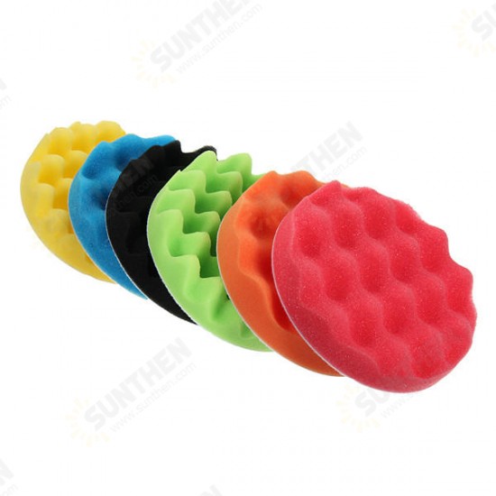 16pcs 6 Inch Polishing Buffing Pads Set Sponge Foam Waxing Pad Set 16pcs 6 Inch Polishing Buffing Pads Set Sponge Foam Waxing Pad Set