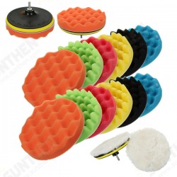 16pcs 7 Inch Sponge Polishing Foam Waxing Buffing Pads Set 16pcs 7 Inch Sponge Polishing Foam Waxing Buffing Pads Set