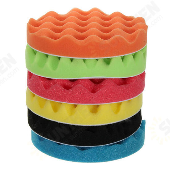 16pcs 7 Inch Sponge Polishing Foam Waxing Buffing Pads Set 16pcs 7 Inch Sponge Polishing Foam Waxing Buffing Pads Set