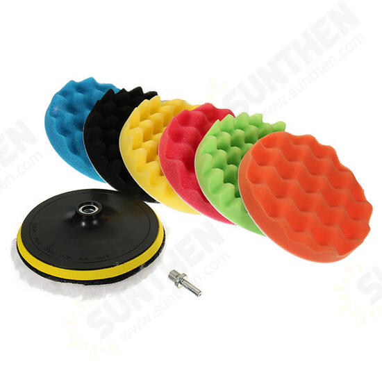 16pcs 7 Inch Sponge Polishing Foam Waxing Buffing Pads Set 16pcs 7 Inch Sponge Polishing Foam Waxing Buffing Pads Set
