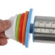17 Inch Stainless Steel Rolling Pin Adjustable with Silicone Baking Mat 4 Removable Thickness Rings for Baking Dough Pizza, Pie Pastries Pasta Cookies 17 Inch Stainless Steel Rolling Pin Adjustable with Silicone Baking Mat 4 Removable Thickness Rings for Baking Dough Pizza, Pie Pastries Pasta Cookies