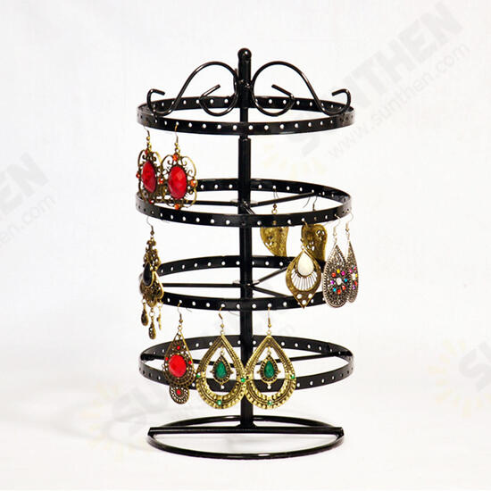 176 Holes Rotating Earring Iron Stands Ring Display Jewelry Rack Holder Tools Kit 176 Holes Rotating Earring Iron Stands Ring Display Jewelry Rack Holder Tools Kit