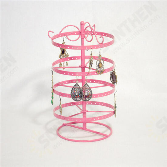 176 Holes Rotating Earring Iron Stands Ring Display Jewelry Rack Holder Tools Kit 176 Holes Rotating Earring Iron Stands Ring Display Jewelry Rack Holder Tools Kit