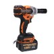 188VF 380N.m 1/2inch Brushless Cordless Electric Impact Wrench 15000mAH 2x Battery