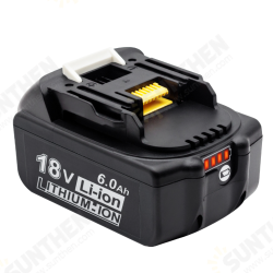 18V 3.0/4.0/5.0Ah/6.0Ah Battery Replacement Power Tool Cordless Battery For Makita BL1860/1850/1840/1830/1825/1835/1845 194204-5 194205-3 LXT-400 18V 3.0/4.0/5.0Ah/6.0Ah Battery Replacement Power Tool Cordless Battery For Makita BL1860/1850/1840/1830/1825/1835/1845 194204-5 194205-3 LXT-400