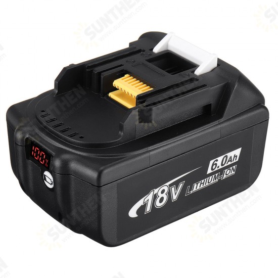 18V 3.0Ah-6.0Ah Battery Replacement For Makita 18V BL1830 BL1840 BL1850 BL1860 BL1815 BL1845 BL1835 194204-5 LXT-400 Cordless Battery 18V 3.0Ah-6.0Ah Battery Replacement For Makita 18V BL1830 BL1840 BL1850 BL1860 BL1815 BL1845 BL1835 194204-5 LXT-400 Cordless Battery