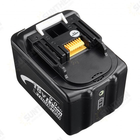 18V 9.0Ah Power Tool Cordless Battery Replacement For Makita BL1860 BL1850 BL1840 BL1830 BL1845 194205-3 194309-1 194204-5 196399-0 196673-6 LXT-400