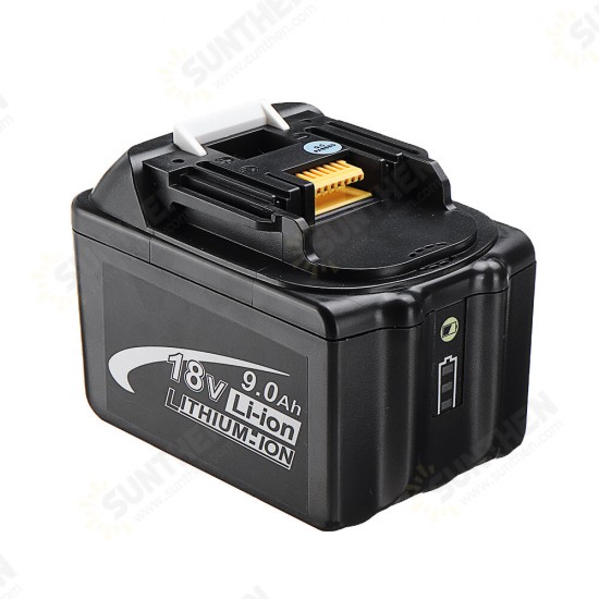 18V 9.0Ah Power Tool Cordless Battery Replacement For Makita BL1860 BL1850 BL1840 BL1830 BL1845 194205-3 194309-1 194204-5 196399-0 196673-6 LXT-400