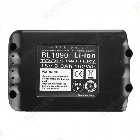 18V 9.0Ah Power Tool Cordless Battery Replacement For Makita BL1860 BL1850 BL1840 BL1830 BL1845 194205-3 194309-1 194204-5 196399-0 196673-6 LXT-400