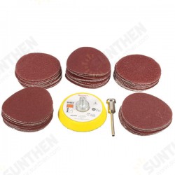 2 Inch 50mm M6 Self-adhesive Wool Polishing Disc with 50pcs 60 to 180 Grit Sand Paper 2 Inch 50mm M6 Self-adhesive Wool Polishing Disc with 50pcs 60 to 180 Grit Sand Paper