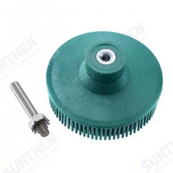 2 or 3 Inch Rubber Tapered Bristle Disc Drill Brush Attachment Deburring Disc Brush 2 or 3 Inch Rubber Tapered Bristle Disc Drill Brush Attachment Deburring Disc Brush