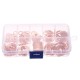 200Pcs Assorted Copper Washer Gasket Set Flat Ring Seal Assortment Hardware Kit 200Pcs Assorted Copper Washer Gasket Set Flat Ring Seal Assortment Hardware Kit