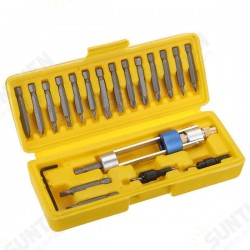 20pcs 1/4 Inch Hex Shank Drill Screwdriver Bit Driver Swivel Head Quick Change Tool 20pcs 1/4 Inch Hex Shank Drill Screwdriver Bit Driver Swivel Head Quick Change Tool