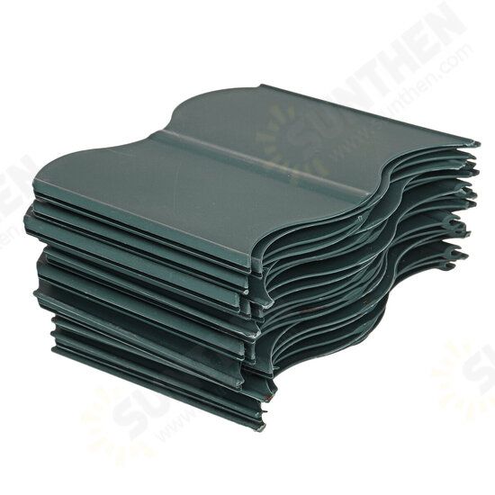 20pcs 150mm Lawn Edging Fence Garden Lawn Edger Grass Plant Fence Edging Retaining Plate 20pcs 150mm Lawn Edging Fence Garden Lawn Edger Grass Plant Fence Edging Retaining Plate