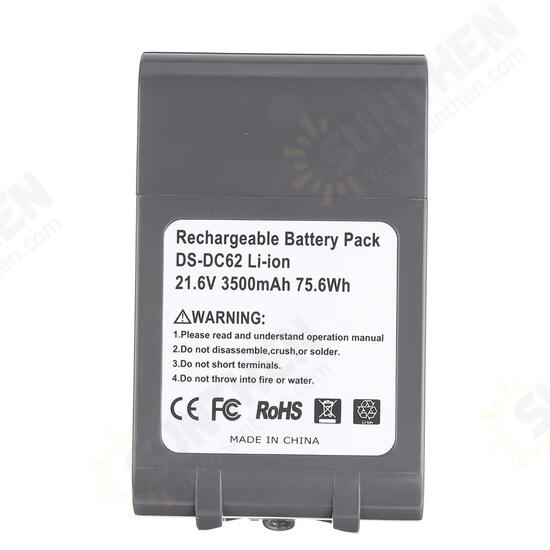 21.6V 1.5-3.5Ah Replacement Battery Pack for Dyson V6 Battery Compatible with Dyson V6 dc58 dc62 Vacuum Cleaner 21.6V 1.5-3.5Ah Replacement Battery Pack for Dyson V6 Battery Compatible with Dyson V6 dc58 dc62 Vacuum Cleaner