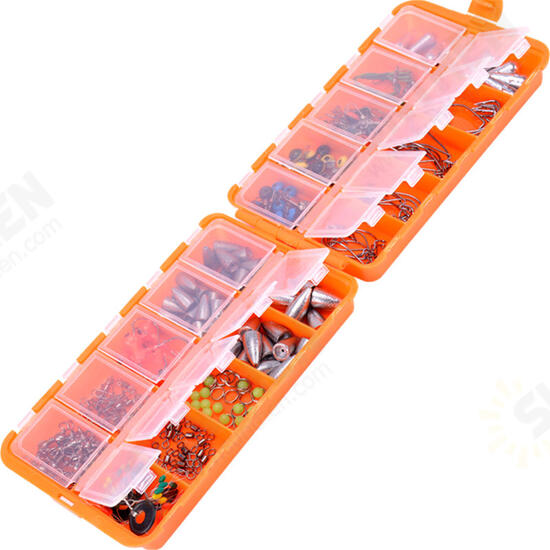 226Pcs Fishing Accessories Tackle Kits Jig Hooks Sinkers Swivels For Freshwater 226Pcs Fishing Accessories Tackle Kits Jig Hooks Sinkers Swivels For Freshwater