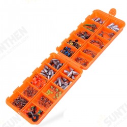 226Pcs Fishing Accessories Tackle Kits Jig Hooks Sinkers Swivels For Freshwater