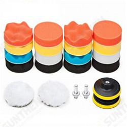 22pcs 3 Inch Polishing Disc Sponge Plishing Pad Wheel Buffing Pad