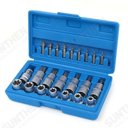 23pcs 1/2 Inch Socket Set Socket Screwdriver Bits Torx Socket Wrench Adapter Car Repair Automotive Repair Tool 23pcs 1/2 Inch Socket Set Socket Screwdriver Bits Torx Socket Wrench Adapter Car Repair Automotive Repair Tool