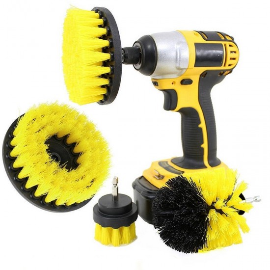 23pcs Cleaning Drill Brush Cleaner Combo Tool Kit Electric Drill Power Scrubber
