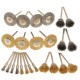 24pcs Wire Steel Brass Brushes Set Polishing Brush Wheels for Dremel Rotary Tool 24pcs Wire Steel Brass Brushes Set Polishing Brush Wheels for Dremel Rotary Tool