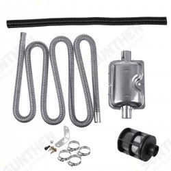 250cm Stainless Steel Silencer Car Exhaust Intake Pipe Car Diesel Parking Heatere Pipe For Air Diesel Heater 250cm Stainless Steel Silencer Car Exhaust Intake Pipe Car Diesel Parking Heatere Pipe For Air Diesel Heater