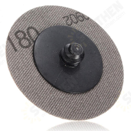 25pcs 2 Inch 180 Grit Roll Lock Sanding Discs R-Type Abrasive Tool