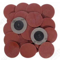 25pcs 2 Inch 180 Grit Roll Lock Sanding Discs R-Type Abrasive Tool 25pcs 2 Inch 180 Grit Roll Lock Sanding Discs R-Type Abrasive Tool