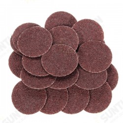 25pcs 2 Inch 36 Grit R-Type Abrasive Sanding Discs Roll Lock Sanding Pads