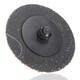 25pcs 24 Grit 2 Inch R-Type Abrasive Sanding Discs Roll Lock Sanding Pads