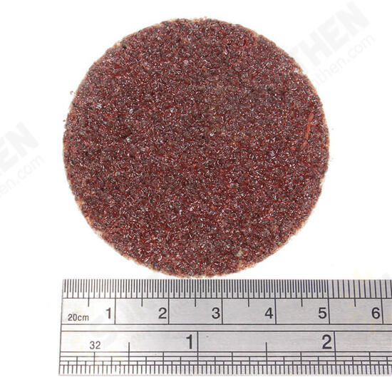 25pcs 24 Grit 2 Inch R-Type Abrasive Sanding Discs Roll Lock Sanding Pads