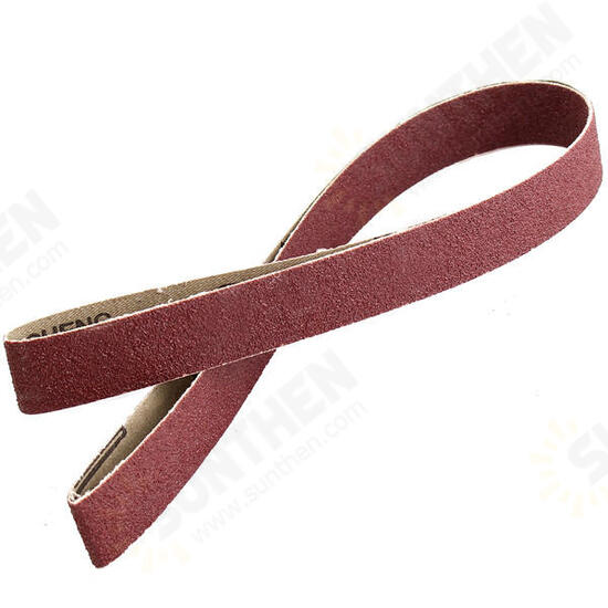 25x1067mm 80 Grit Sanding Belt Aluminum Oxide Grinding Polishing Sanding Belt