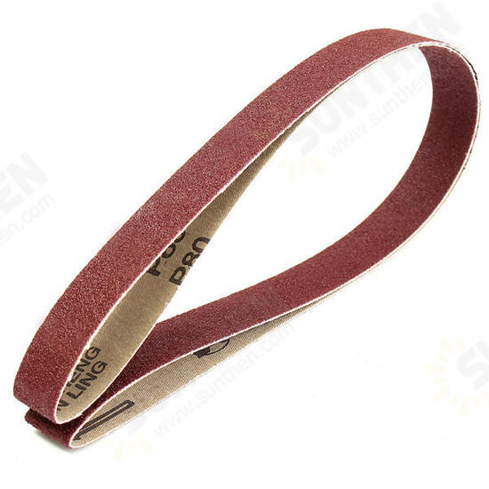 25x1067mm 80 Grit Sanding Belt Aluminum Oxide Grinding Polishing Sanding Belt