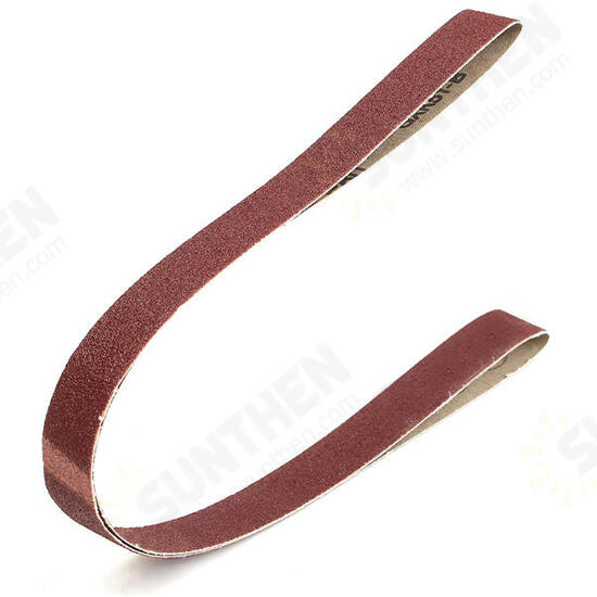 25x1067mm 80 Grit Sanding Belt Aluminum Oxide Grinding Polishing Sanding Belt