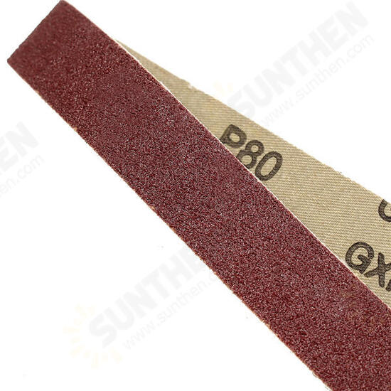 25x1067mm 80 Grit Sanding Belt Aluminum Oxide Grinding Polishing Sanding Belt