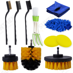 26pcs Drill Scrubber Cleaning Drill Brush Set Detail Brush Attachment for Car Leather Air Vents Wheel Rim Auto Dirt Dust Clean 26pcs Drill Scrubber Cleaning Drill Brush Set Detail Brush Attachment for Car Leather Air Vents Wheel Rim Auto Dirt Dust Clean