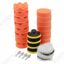 28pcs 3 Inch Waxing Buffing Polishing Sponge Pads Kit Sander Polisher Gross Polishing Pad 28pcs 3 Inch Waxing Buffing Polishing Sponge Pads Kit Sander Polisher Gross Polishing Pad