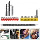 28pcs Drill Bits Set Including 18pcs Screwdriver Bit 9pcs Screw Extractor 1pc Shaft Drill 28pcs Drill Bits Set Including 18pcs Screwdriver Bit 9pcs Screw Extractor 1pc Shaft Drill