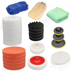 29Pcs Sponge Buffing Polishing Pad Buffer Kit For Electric Auto Polishers 29Pcs Sponge Buffing Polishing Pad Buffer Kit For Electric Auto Polishers