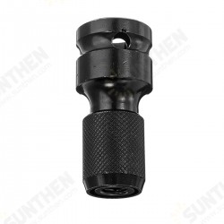 2Pcs 1/2 Inch Square To 1/4 Inch Hex Female Telescopic Socket Adapter Drill Chuck Converter Impact Driver 2Pcs 1/2 Inch Square To 1/4 Inch Hex Female Telescopic Socket Adapter Drill Chuck Converter Impact Driver