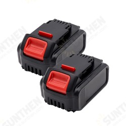2Pcs 20V 4.0Ah Replaceable Power Tool Cordless Battery Replacement For Dew DCB200 DCB180 DCB181 DCB182 DCB184 DCB201 DCB203 DCB204 DCB205 XR 2Pcs 20V 4.0Ah Replaceable Power Tool Cordless Battery Replacement For Dew DCB200 DCB180 DCB181 DCB182 DCB184 DCB201 DCB203 DCB204 DCB205 XR