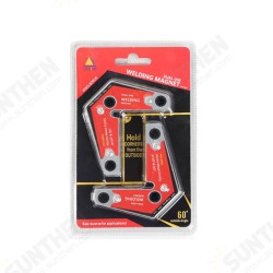 2Pcs 60° 90° Dual-usage Magnetic Welding Holder Welding Corner Magnets 2Pcs 60° 90° Dual-usage Magnetic Welding Holder Welding Corner Magnets