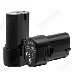 2Pcs 7.2V 3.5Ah BL7010 Power Tool Cordless Battery Replacement For Makita 194356-2 194355-7 A-47494 CL070D DF010D TD020D TD020DS TD020DSE 2Pcs 7.2V 3.5Ah BL7010 Power Tool Cordless Battery Replacement For Makita 194356-2 194355-7 A-47494 CL070D DF010D TD020D TD020DS TD020DSE