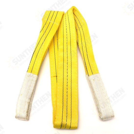 2m-10m 3 Tonne Polyester Flat Webbing Lifting Sling Certified Duplex Cargo Strap Hoist Strap