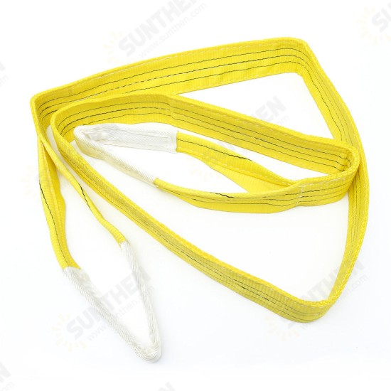 2m-10m 3 Tonne Polyester Flat Webbing Lifting Sling Certified Duplex Cargo Strap Hoist Strap