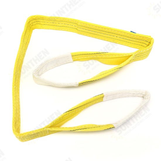 2m-10m 3 Tonne Polyester Flat Webbing Lifting Sling Certified Duplex Cargo Strap Hoist Strap