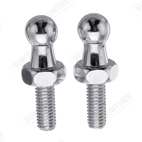 2pcs 10mm Stainless Steel Ball Stud Bolt M6 Struts Ball Ended Bolt Bonnet